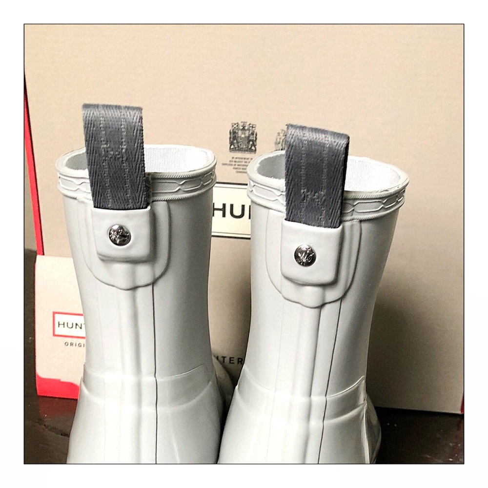 Hunter Refined Low Heel Biker Rain Boot - Picture 4 of 7